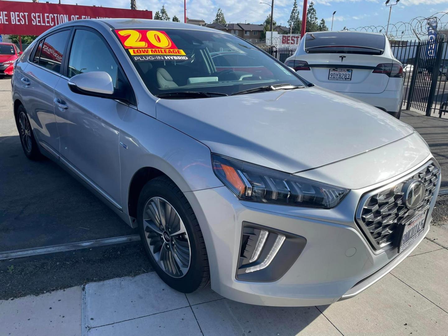 2020 SILVER /GRAY Hyundai Ioniq Plug-In Hybrid (KMHC75LD7LU) , located at 744 E Miner Ave, Stockton, CA, 95202, (209) 944-5770, 37.956863, -121.282082 - PLUS TAXES AND FEES - Photo#0